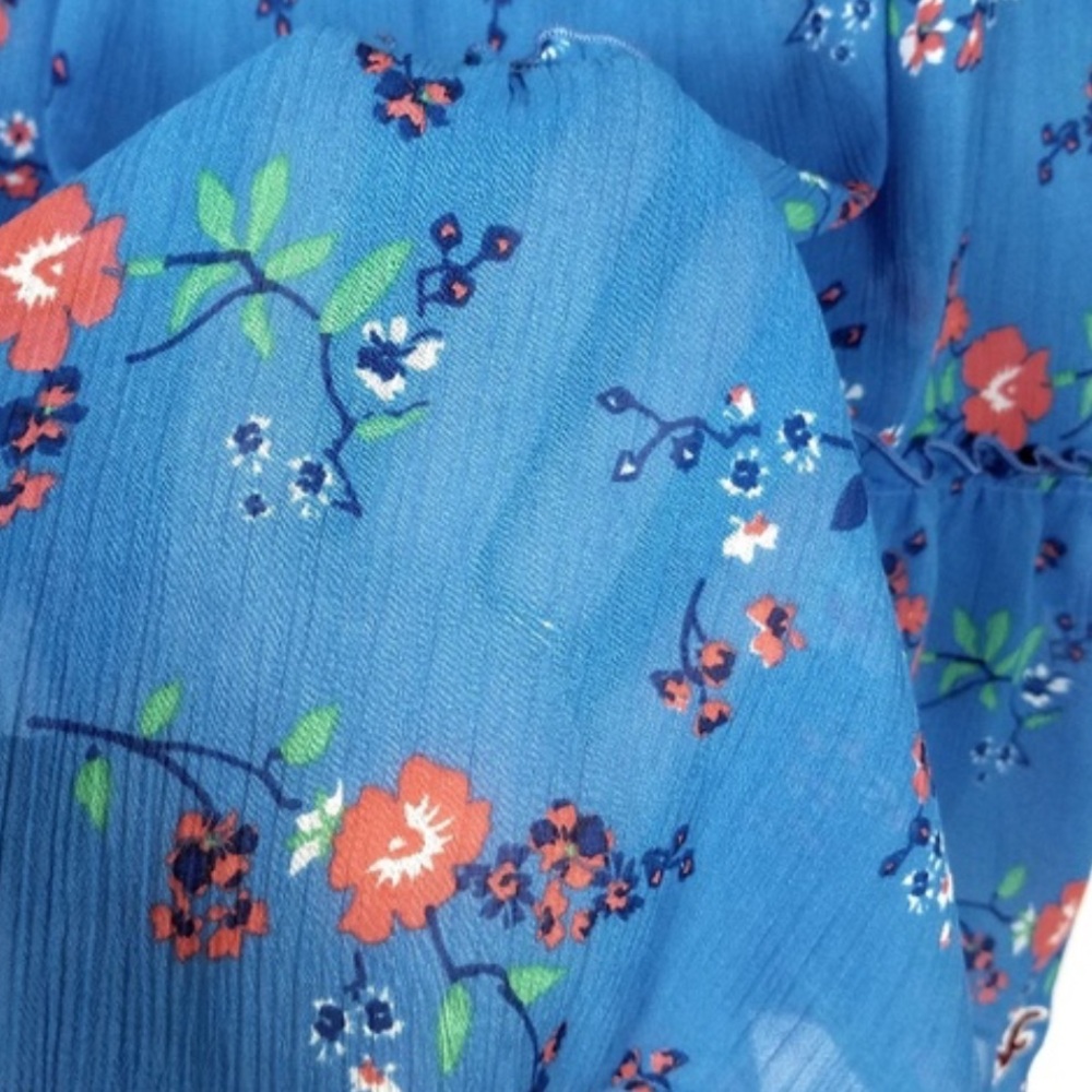 Hollister Blue Boho Floral Cami Top - Picture 7 of 10
